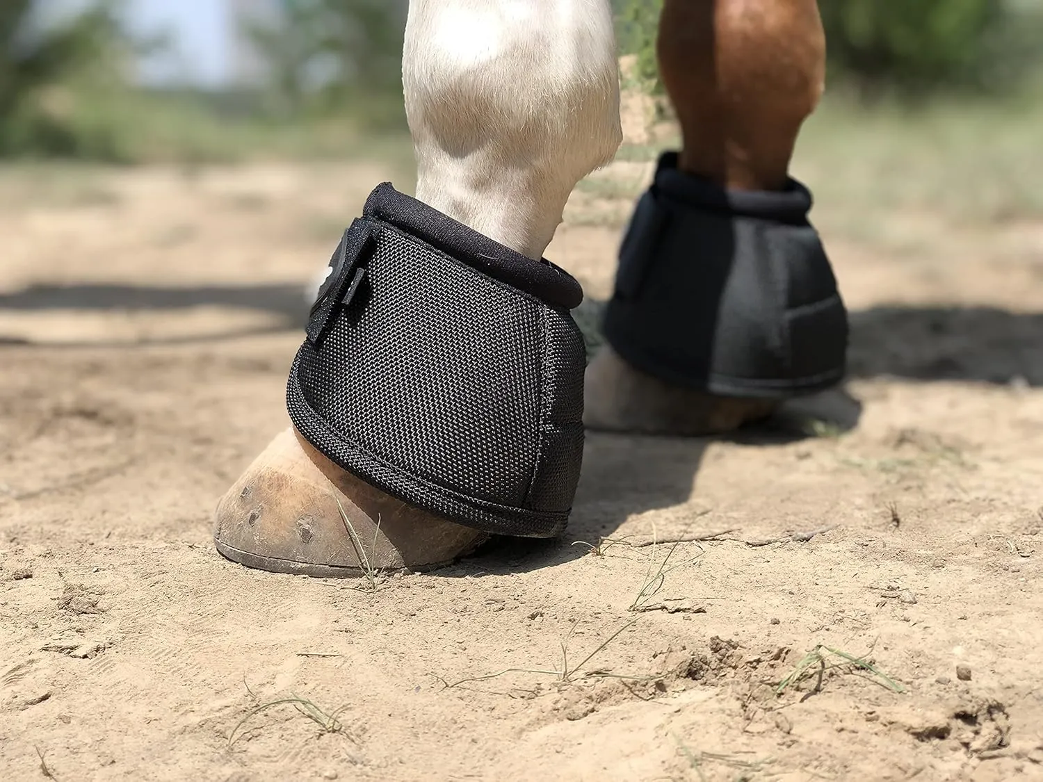 TGW RIDING 2520D Horse Bell Boots No-Turn Horse Bell Boots, Equine Ballistic Hoof Overreach Bell Boot, Pair