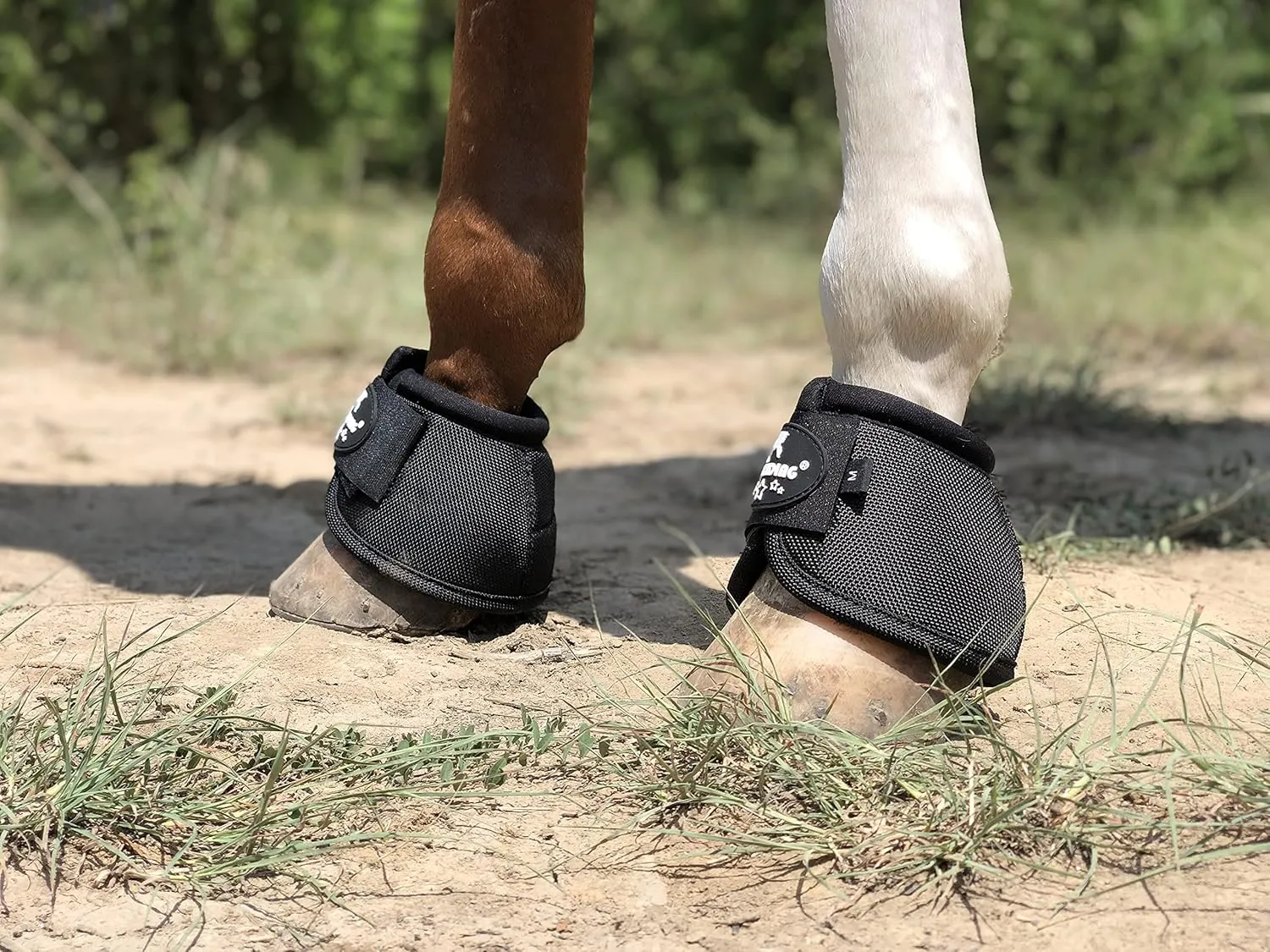 TGW RIDING 2520D Horse Bell Boots No-Turn Horse Bell Boots, Equine Ballistic Hoof Overreach Bell Boot, Pair