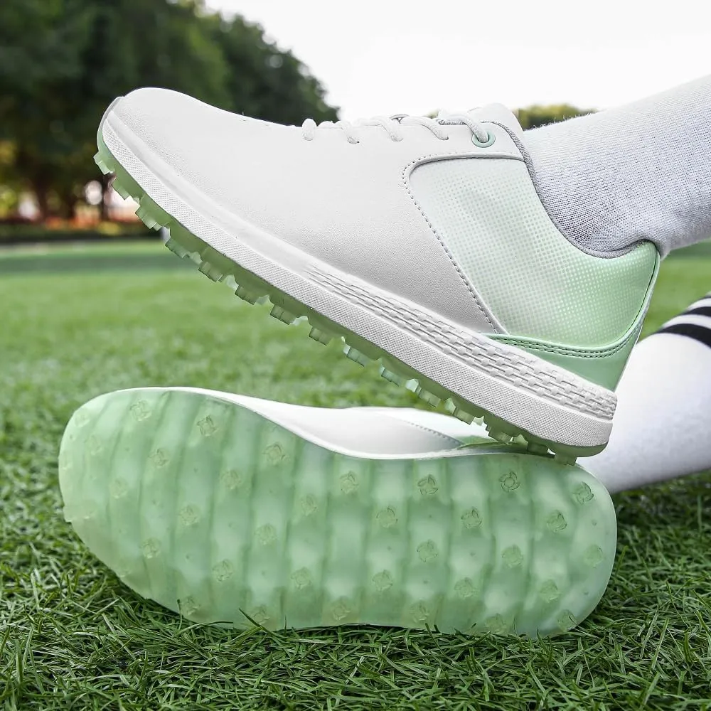 THESTRON Women's Golf Shoes Ladies Golf Sports Sneakers Spikes Women Golf Wears Spikeless Girls Golf Walking Sneakers