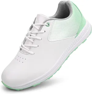 THESTRON Women's Golf Shoes Ladies Golf Sports Sneakers Spikes Women Golf Wears Spikeless Girls Golf Walking Sneakers