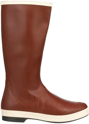 Tingley Pylon MB926B Neoprene Plain Toe Boot, 16-Inch Height, Mens 10 / Womens 12, Brick Red Upper/Brown Sole