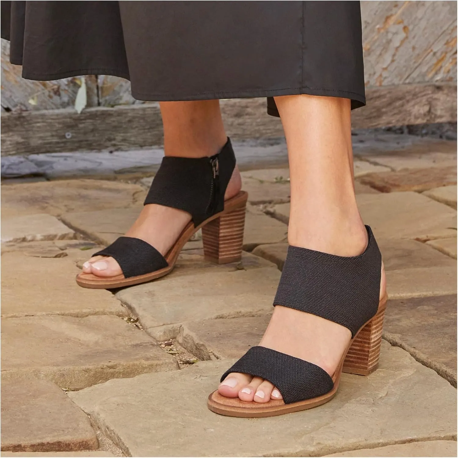 TOMS Women's, Majorca Cutout High Heel Sandals