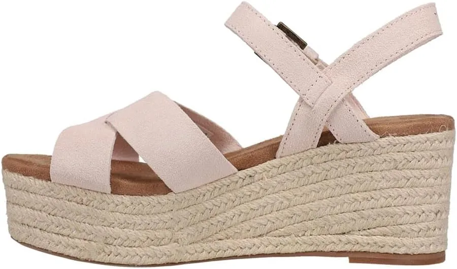 TOMS Womens Willow Casual Sandals Casual Mid Heel 2-3" - Beige