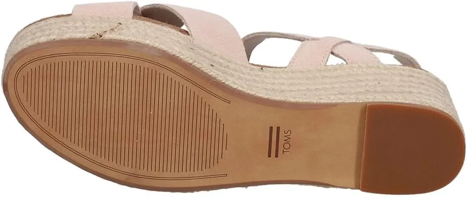 TOMS Womens Willow Casual Sandals Casual Mid Heel 2-3" - Beige