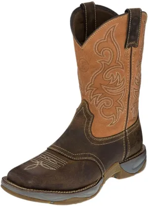 Tony Lama Men Brown Junction Soft Toe Work Boot