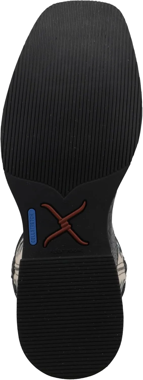 Twisted X Men's 11" Tech X Boot, Wide Square Toe with Tech X