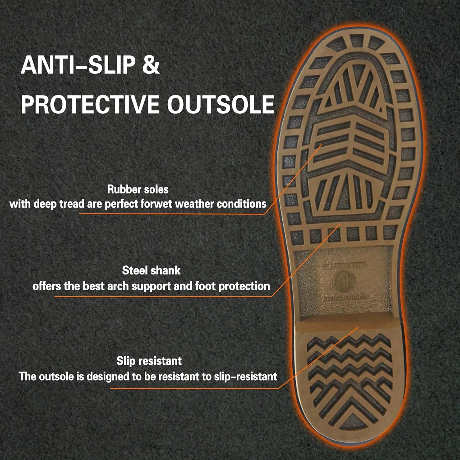 Ultra-Light Waterproof Rubber Boots for Men and Women - Durable Construction with 6mm Neoprene Insulation for Versatile All-Season Use in Hunting, Fishing, Work and Garden Size 5 to 14