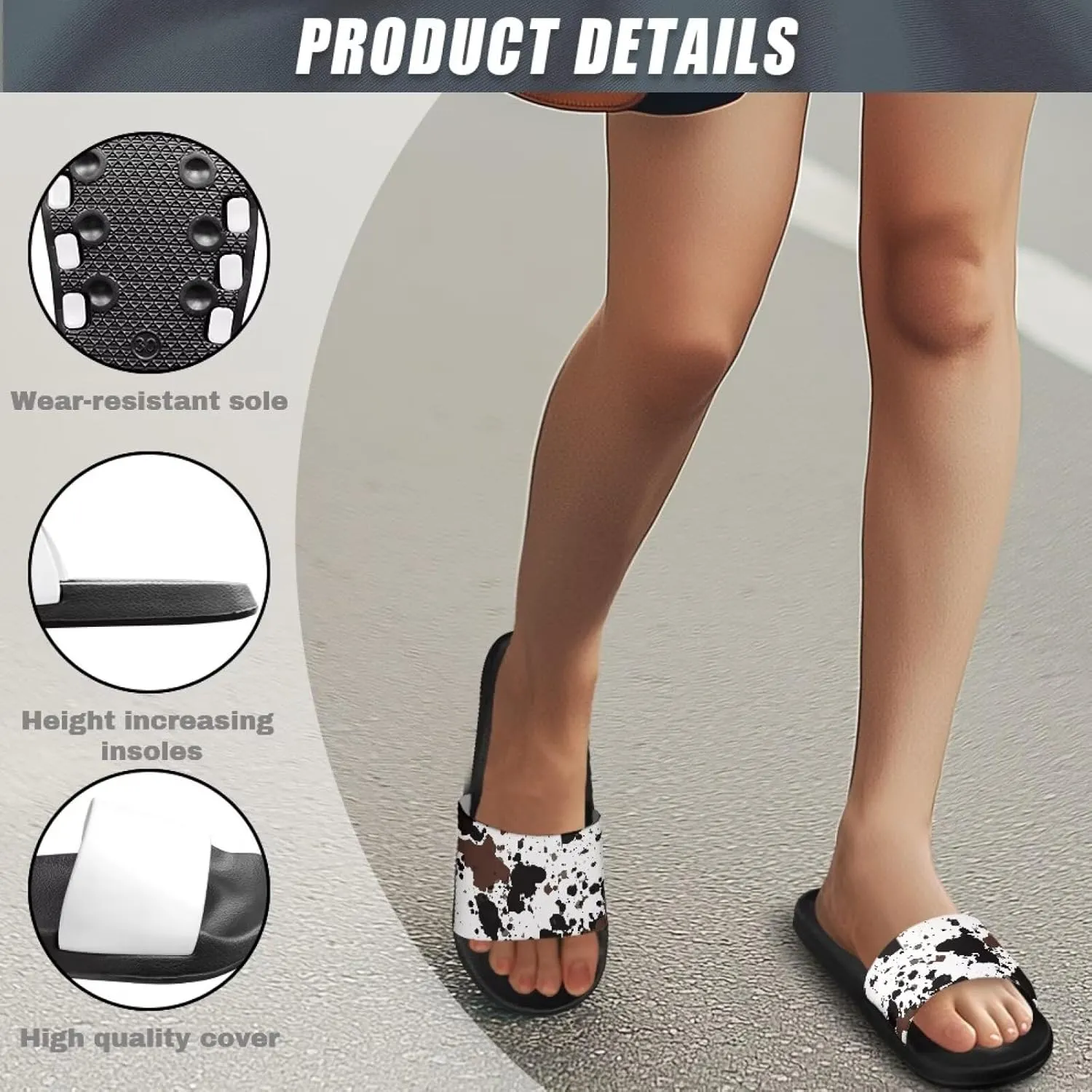 Unisex EVA Flip Flops for Women Men - Lightweight Sandals with Arch Support Beach Pool Slides Summer Slipper