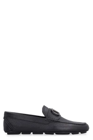 Valentino Garavani - Driver VLogo Signature leather loafers