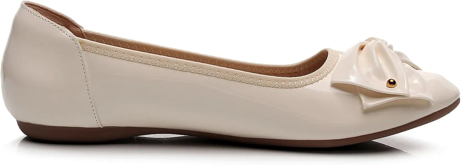 VenusCelia Women's Bows Dance Flats Shoes