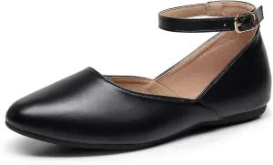 VenusCelia Women's Serenity Strap Flats Shoe
