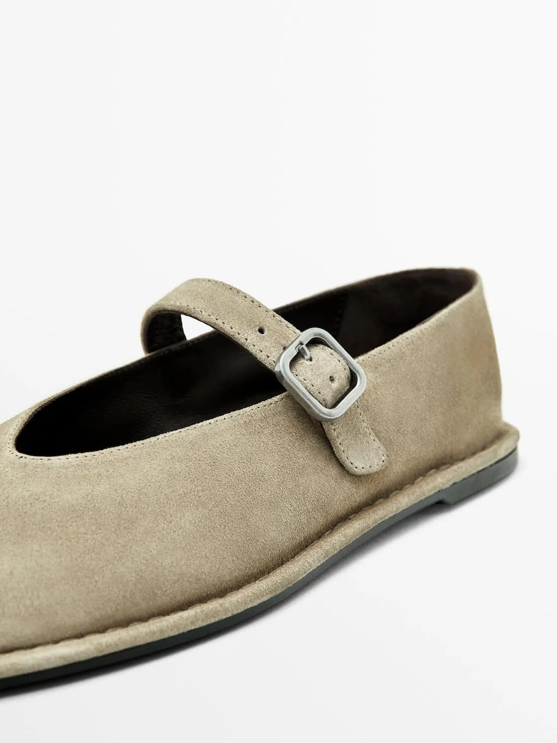 Vertundy Square Toe Ballet Flats Shoes for Women Adjustable Strap Mary Jane Flats