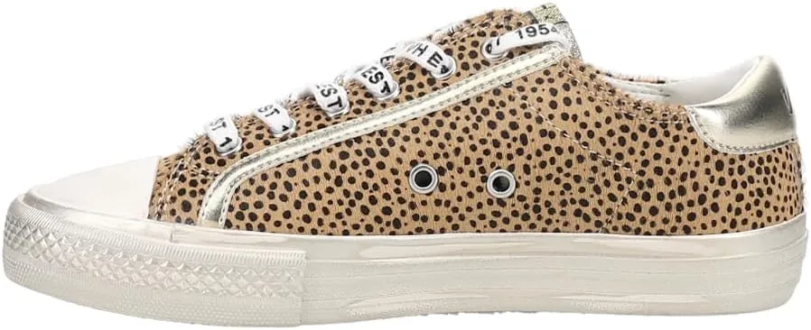 Vintage Havana Womens Alive Metallic Glitter Slip On Sneakers Shoes Casual - Gold