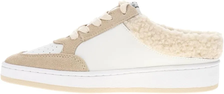 Vintage Havana Womens Baller Perforated Rhinestone Slip On Sneakers Shoes Casual - Beige, Off White