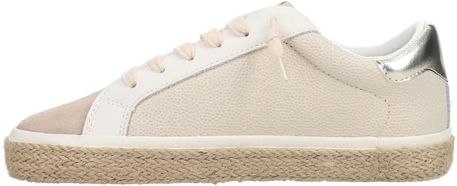 Vintage Havana Womens Coastal Metallic Slip On Sneakers Shoes Casual - Off White
