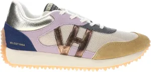 Vintage Havana Womens Cosmic Metallic Slip On Sneakers Shoes Casual - Beige