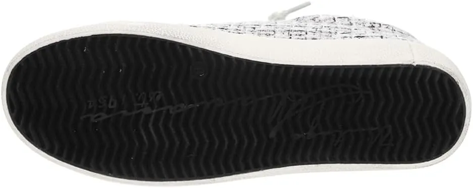 Vintage Havana Womens Faith Metallic Slip On Sneakers Shoes Casual - Silver, White
