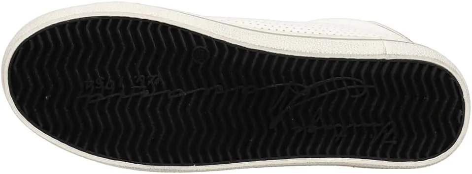 Vintage Havana Womens Next Perforated Metallic Slip On Sneakers Shoes Casual - White