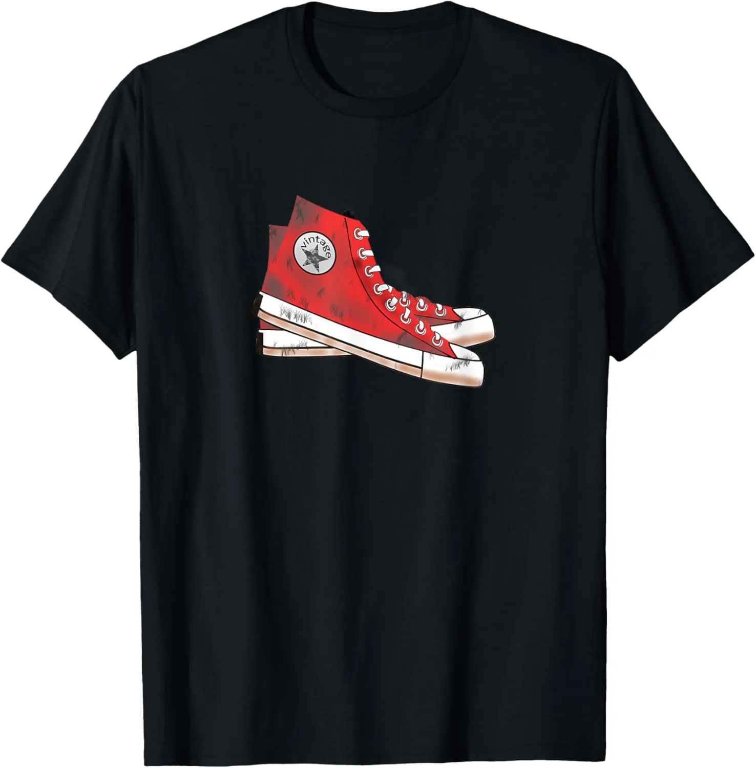 Vintage T shirt Retro Vintage sneakers Shoes T shirt T-Shirt