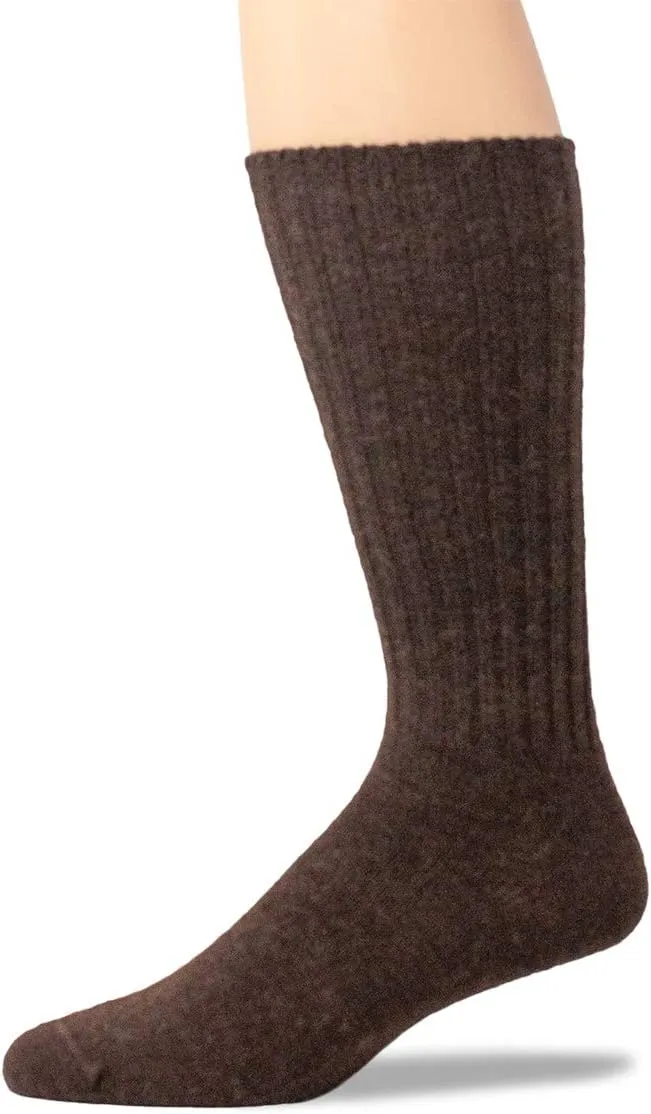 WARRIOR ALPACA SOCKS - Ribbed Casual Everyday Alpaca Wool Crew Socks For Men And Women