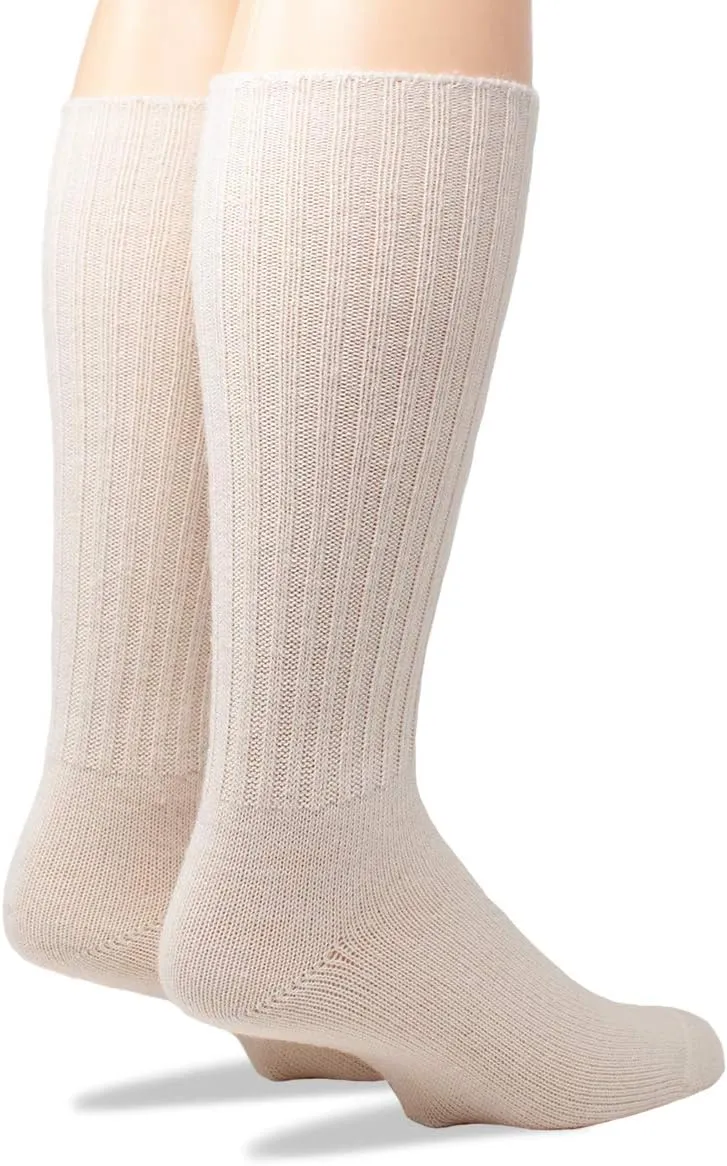 WARRIOR ALPACA SOCKS - Ribbed Casual Everyday Alpaca Wool Crew Socks For Men And Women