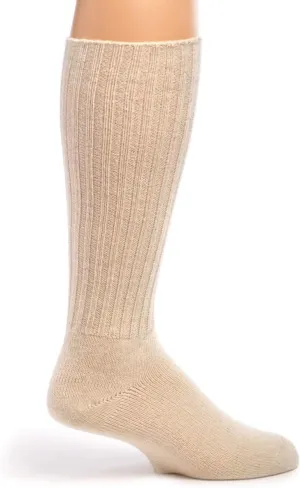 WARRIOR ALPACA SOCKS - Ribbed Casual Everyday Alpaca Wool Crew Socks For Men And Women