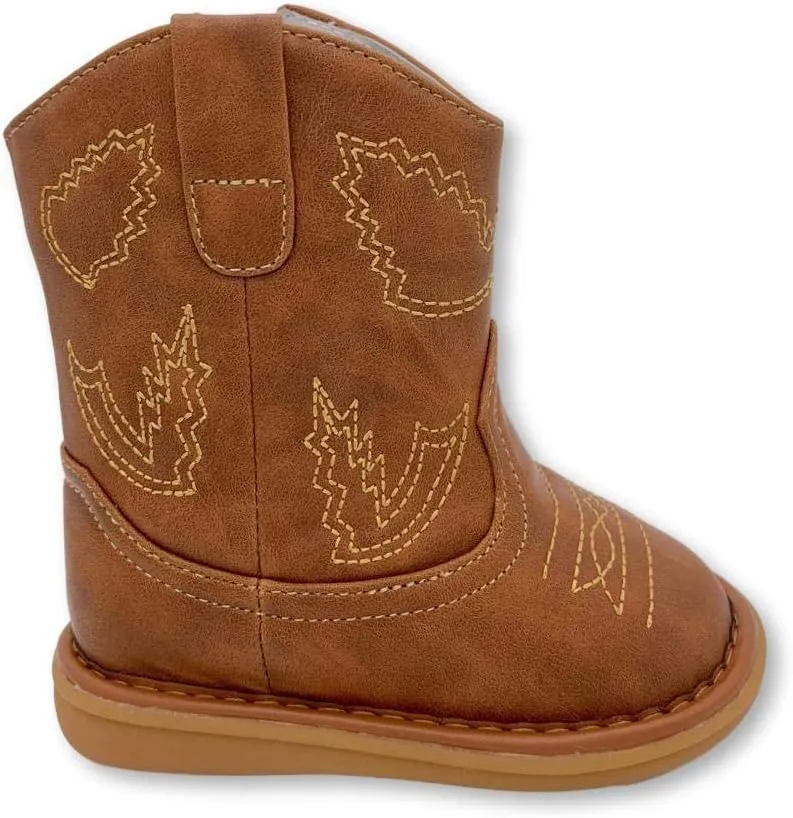 Wee Squeak Toddler Squeaky Boots with Removable Squeaker in Fun Styles & Colors for Boys and Girls