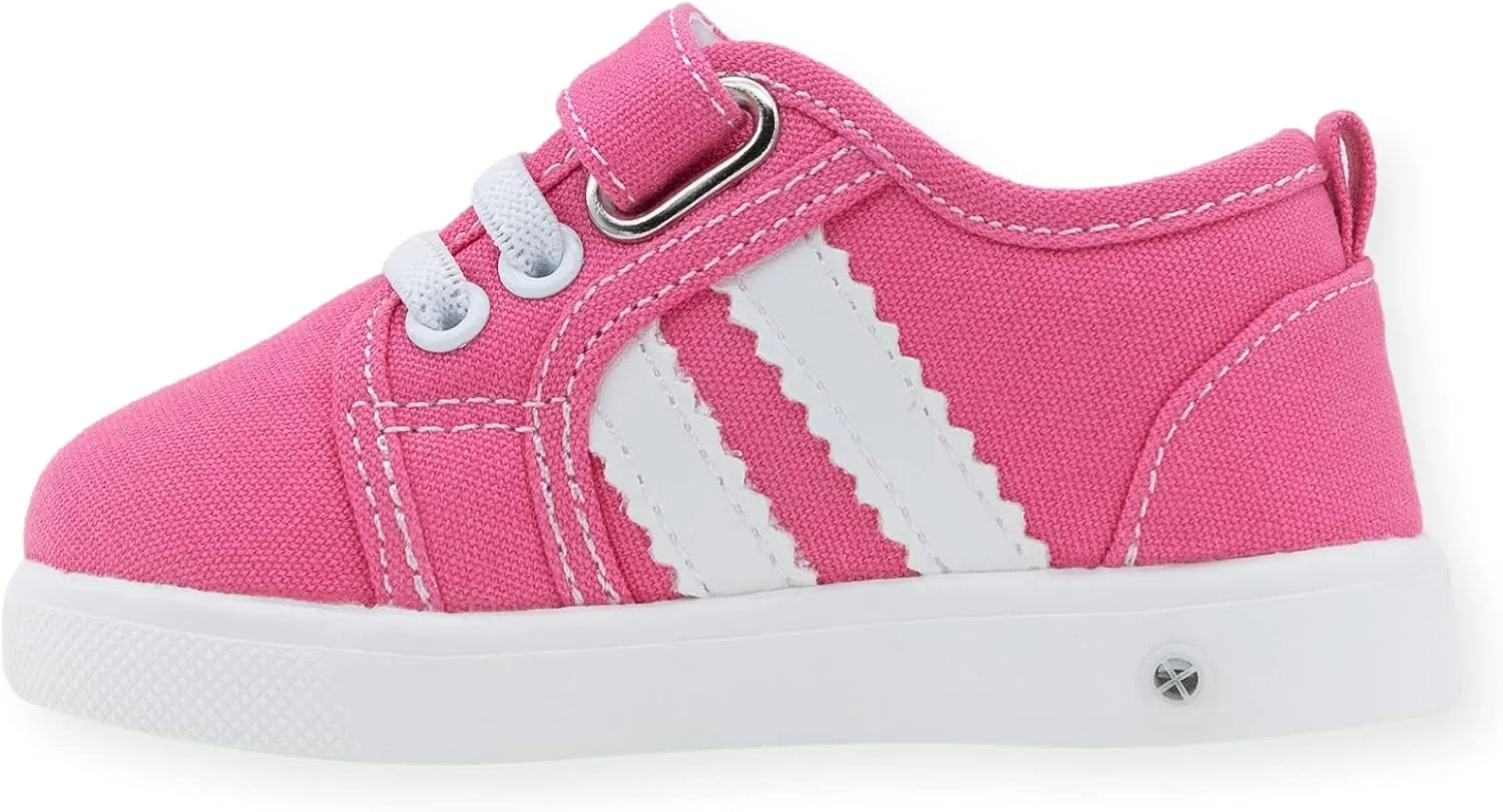 Wee Squeak Toddler Squeaky Tennis Shoes with Removable Squeaker in Fun Styles & Colors for Boys and Girls
