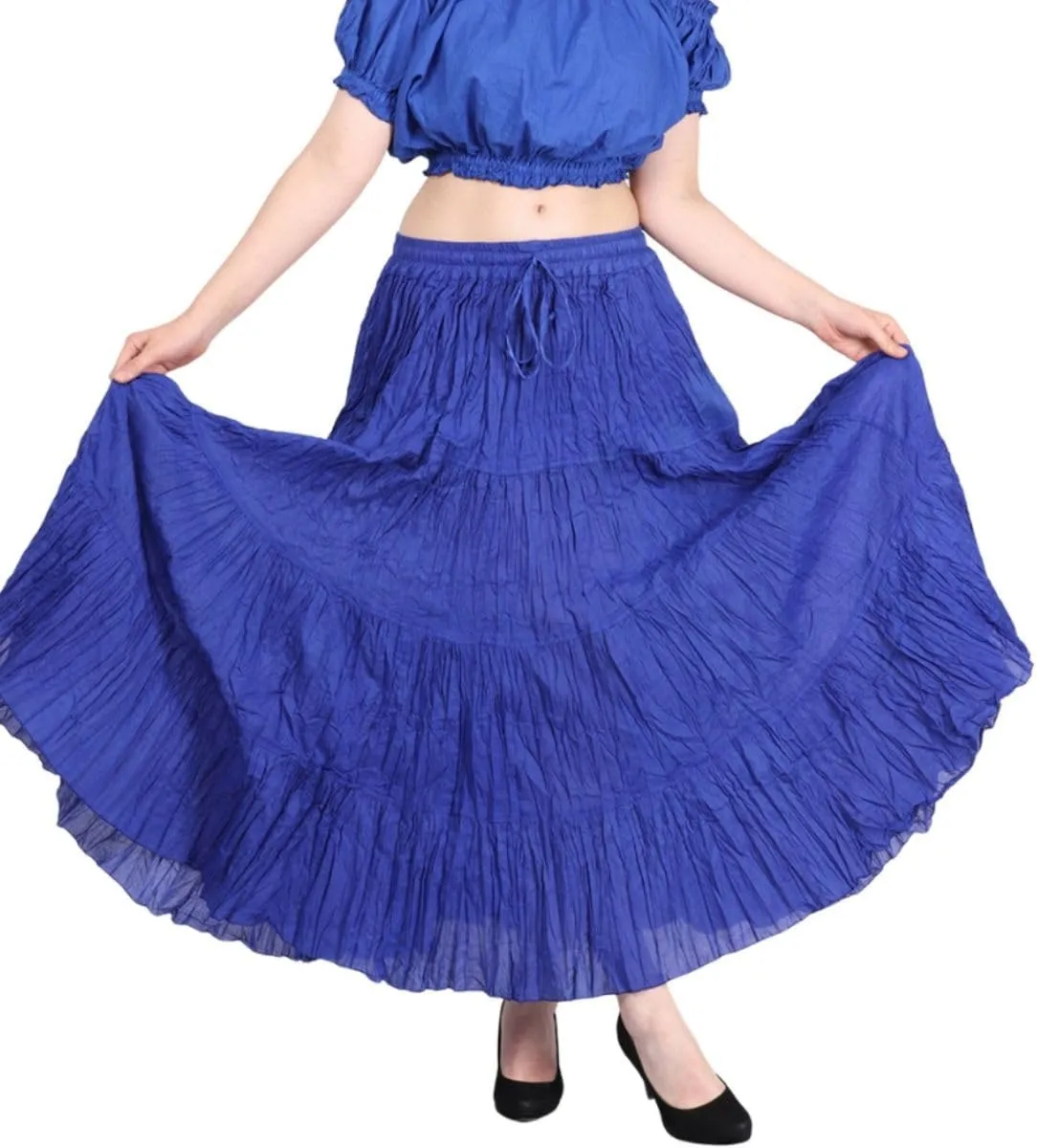 Wevez Tribal Belly Dance Fusion 12 Yard Cotton Skirt
