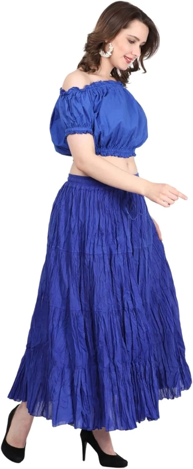 Wevez Tribal Belly Dance Fusion 12 Yard Cotton Skirt