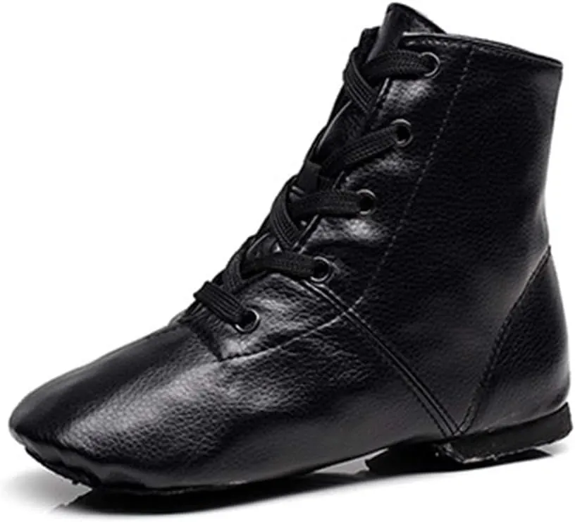 Women Ankle-top Jazz Dance Shoes Lace up Jazz Modern Dance Boot