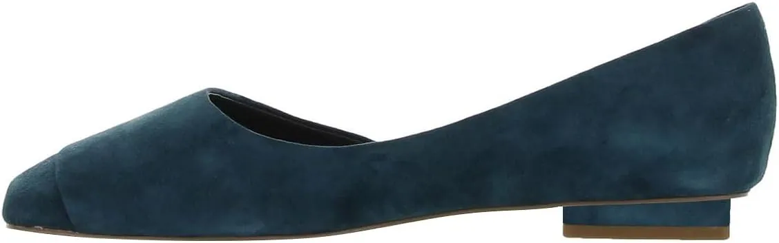 Women Fashion Pump Side Cut Ballet Flats Block Low Heeled Square Toe Slip On Shoes Working Shopping Party Size 4-16 US