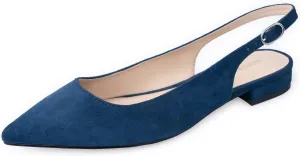 Women Slingback Flat Pointed Toe Shoes for Dressy,Casual,Work,Wedding