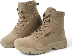 Women's 6 Inch Lightweight Tactical Combat Boots - Army Desert Boots