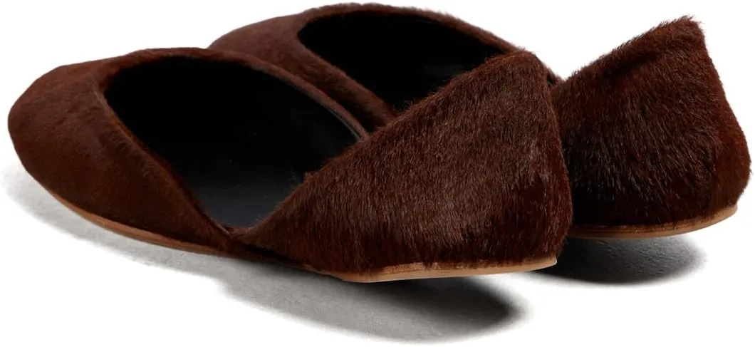 Womens Comfortable Closed Round Toe Ballet Flats Chic Slip On D'Orsay Flat Shoes Dancing Ballroom Dress Size 4-16 US