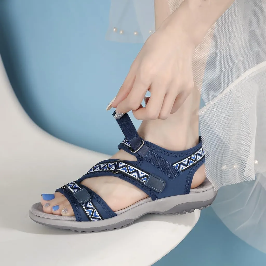 Women's Comfortable Hiking Athletic Sandals Arch Support Sports Walking Casual Summer Outdoor Beach Water Sandal