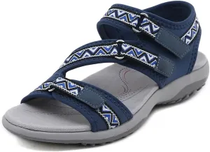 Women's Comfortable Hiking Athletic Sandals Arch Support Sports Walking Casual Summer Outdoor Beach Water Sandal