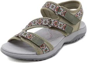 Women's Comfortable Hiking Athletic Sandals Arch Support Sports Walking Casual Summer Outdoor Beach Water Sandal