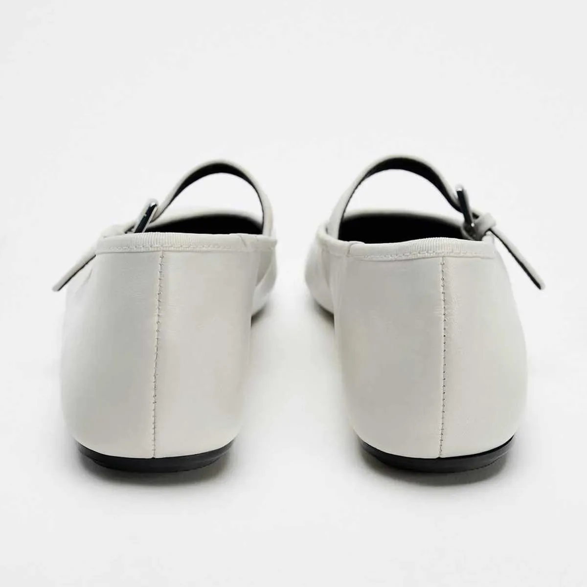 Women's Elegant Patent Ballet Flats Buckle Strap Mary Jane Flats Round Toe Ballet Flat Shoes for Women