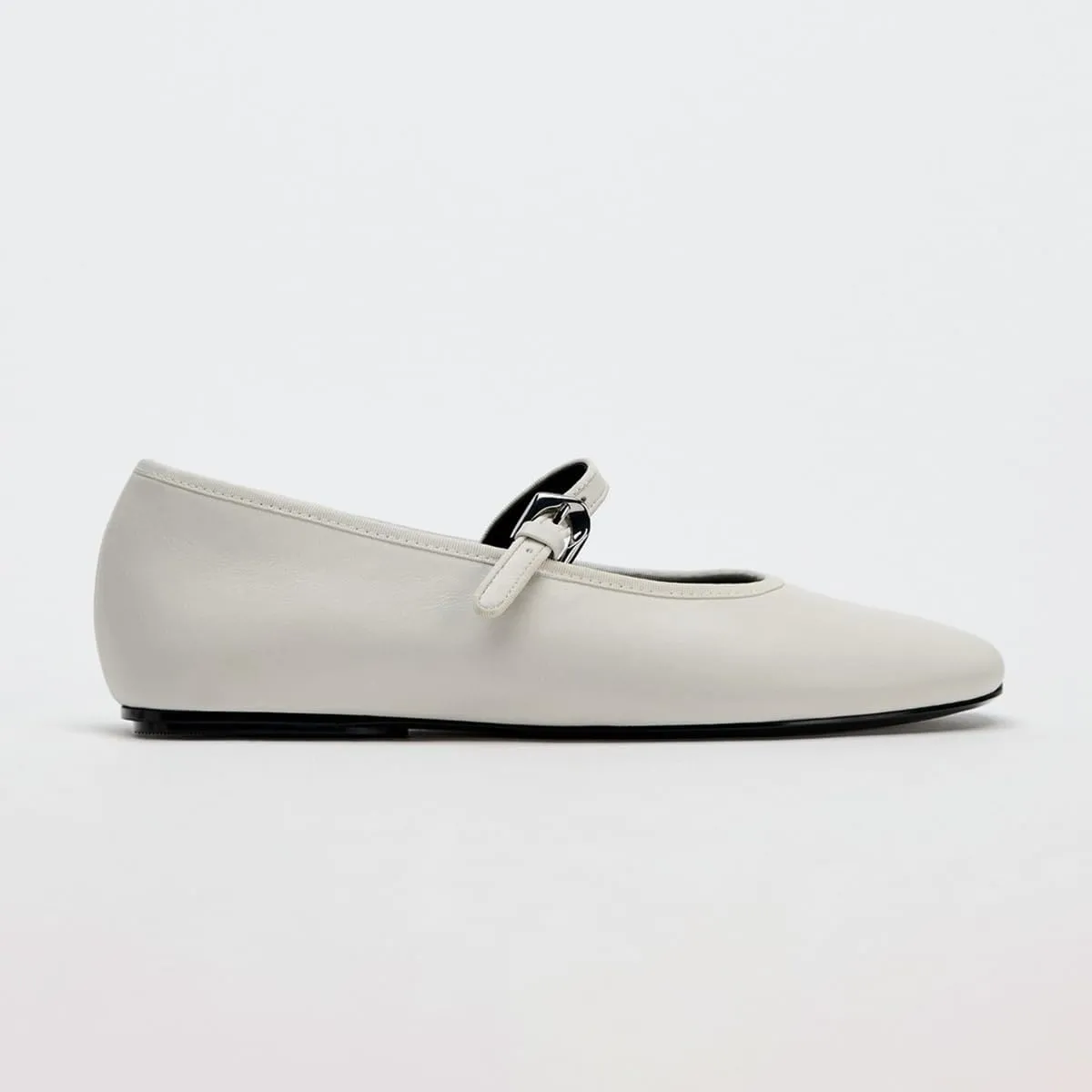Women's Elegant Patent Ballet Flats Buckle Strap Mary Jane Flats Round Toe Ballet Flat Shoes for Women