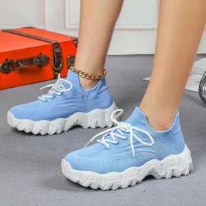 Women's Pink Ortho Pro Classic Casual Sneakers, Breathable Mesh, Lace-Up, Flat Heel, Round Toe