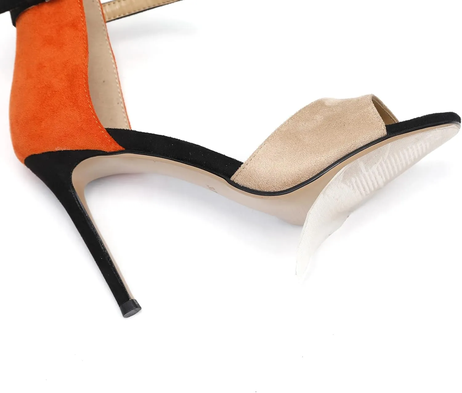 Women's Stiletto High Heel Dress Sandals Party FashionTassel Summer Fine Open Toe Cross Strap Sexy High Heels Sandals Black Apricot