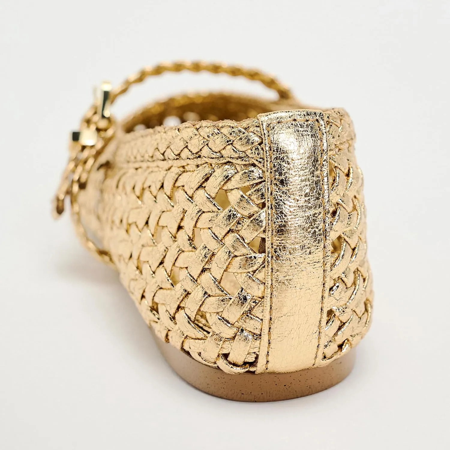 Woven Flats for Women Breathable Mesh Ballet Flats with Cute Bows, Dressy Fishnet Shoes with Round Toe for Comfort and Style