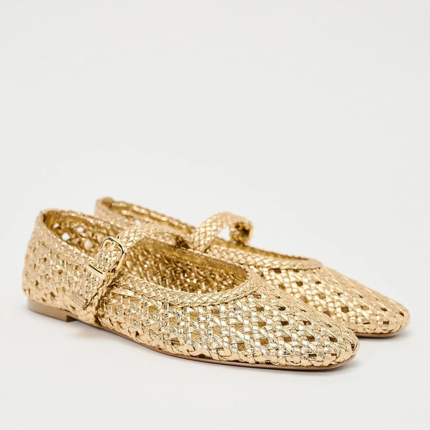 Woven Flats for Women Breathable Mesh Ballet Flats with Cute Bows, Dressy Fishnet Shoes with Round Toe for Comfort and Style