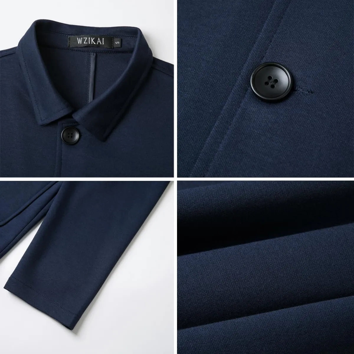 WZIKAI Men's Casual Sport Coat Jacket Regular Fit Lightweight Suit Jacket for Men