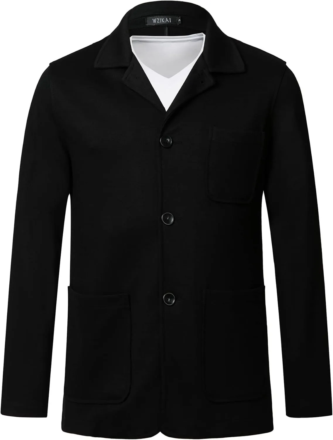 WZIKAI Men's Casual Sport Coat Jacket Regular Fit Lightweight Suit Jacket for Men