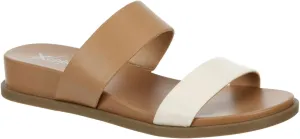 XAPPEAL Edith - Women's Casual Two Strap Slip-On Slide Sandals