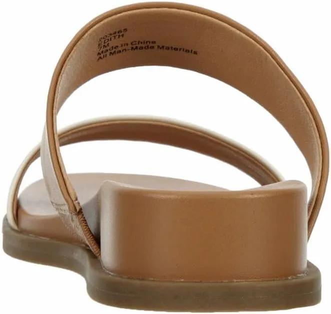 XAPPEAL Edith - Women's Casual Two Strap Slip-On Slide Sandals